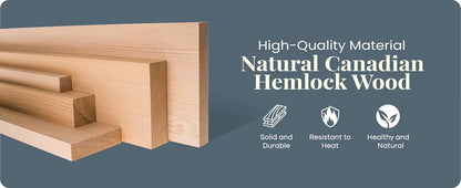 Refynce™ Home Wellness Sauna System – 2 Person Infrared Sauna with Red Light Therapy