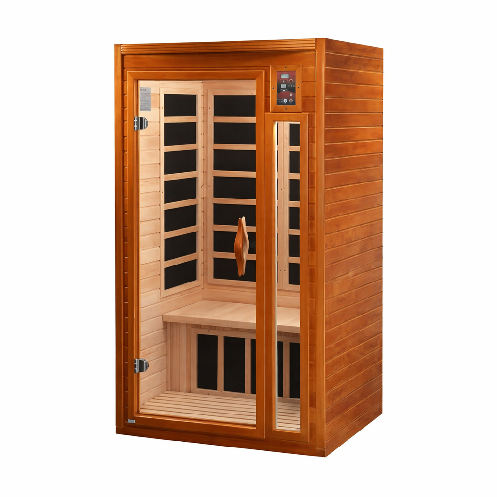 Refynce™ Home Wellness Sauna System – 2 Person Infrared Sauna with Red Light Therapy